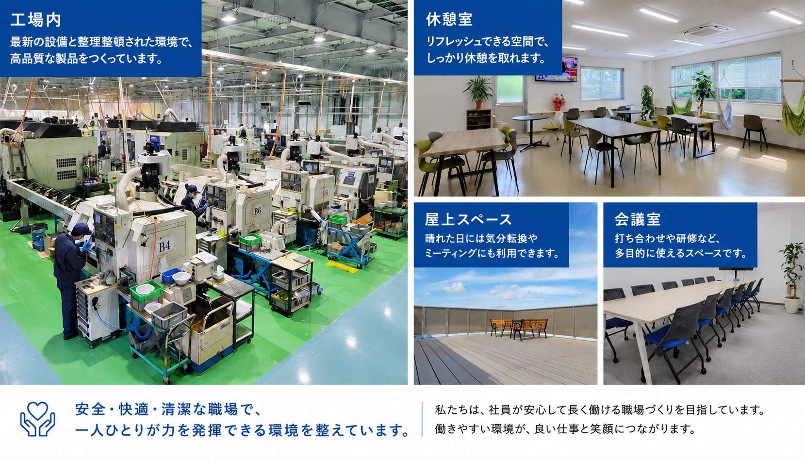 働く場所と快適な職場環境